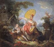 Jean-Honore Fragonard The Musical Contest china oil painting artist